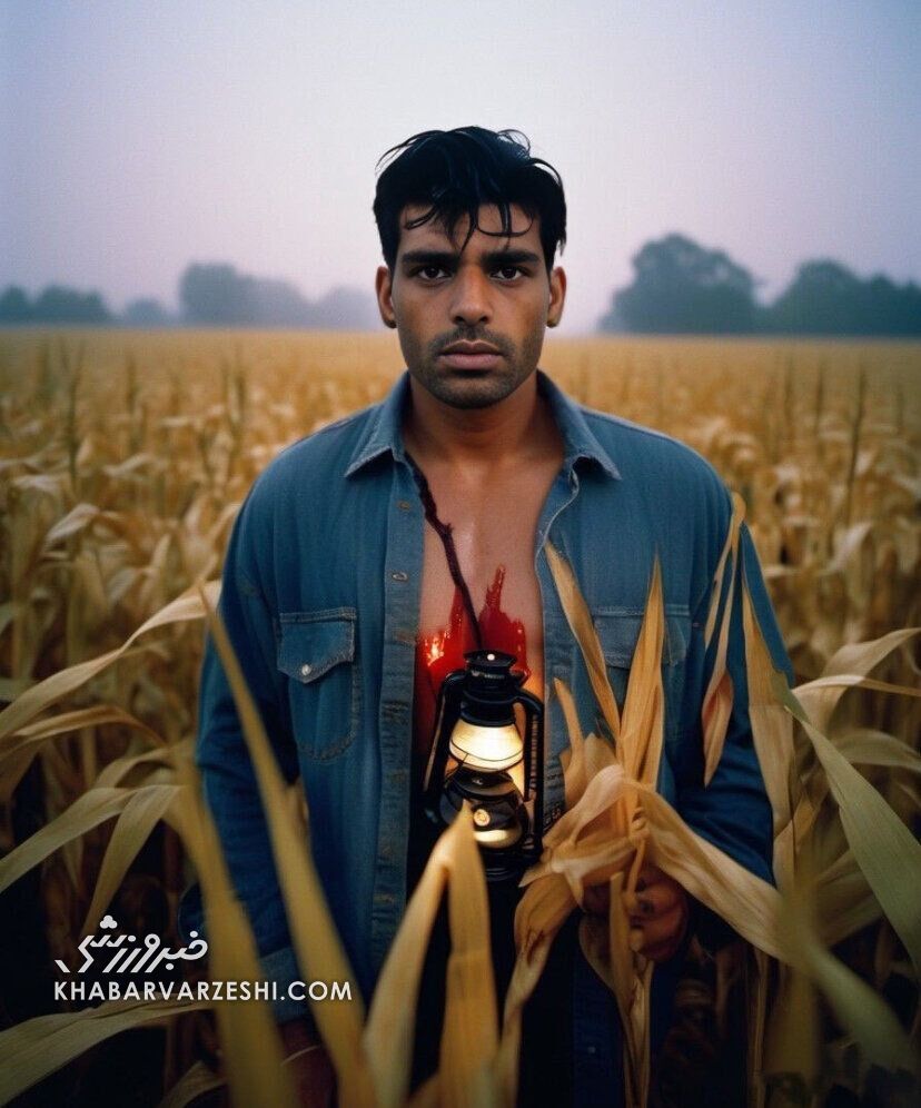 عکس| مهدی طارمی قاتل سریالی شد/ تیپ متفاوت ستاره ایران در شب هالووین