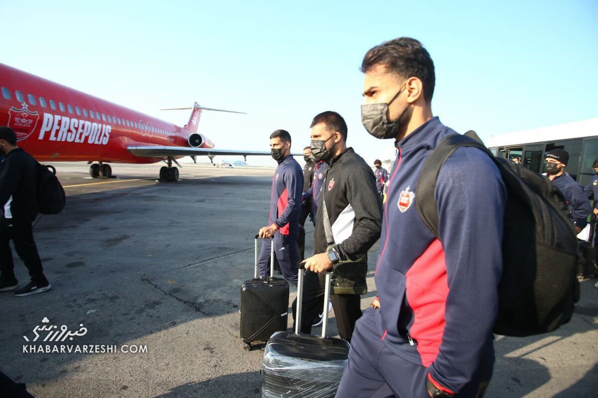 تصاویر| هواپیمای پرماجرا به پرسپولیسیها رسید/ از قهرمانی با پرتغال تا سفر با دانمارک!