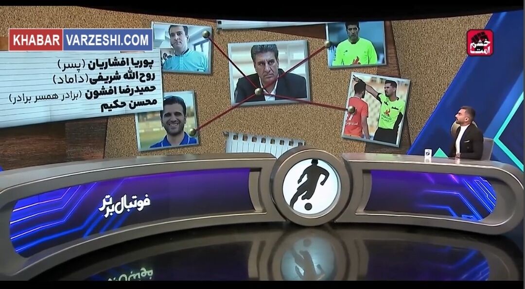 ویدیو| حضور خداداد افشاریان و اقوام در داوری فوتبال ایران!