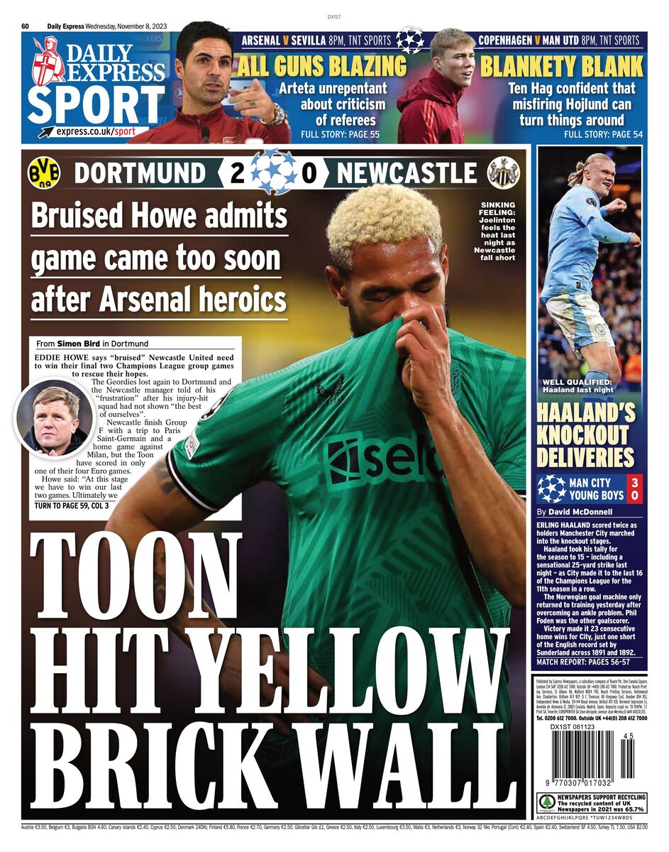 روزنامه اکسپرس| تون به دیوار آجری زرد برخورد کرد