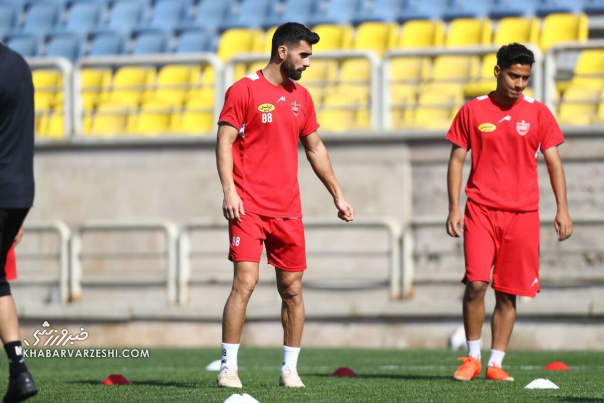 عکس| پسر مهدی تارتار در تیم بزرگسالان پرسپولیس