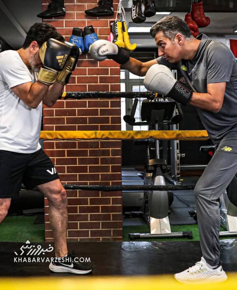 عکس| مشت فردوسیپور به همایون شجریان به سبک محمدعلی به جورج فورمن