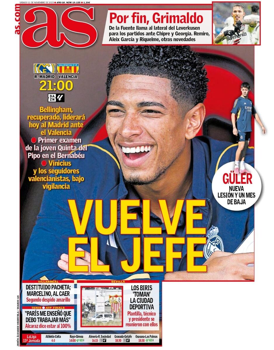 روزنامه آ اس| رئیس برمی‌گردد