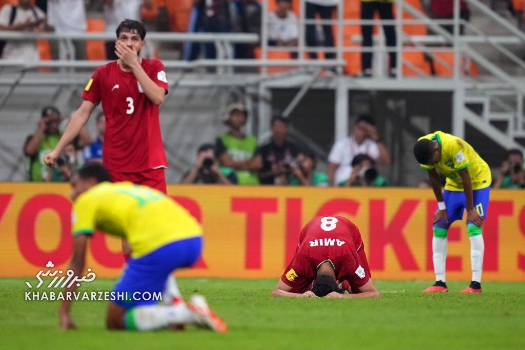 تصاویر| غرق شدن ناوگان سلسائو در گرداب ناگهانی ایران/ برزیل حذف میشود؟