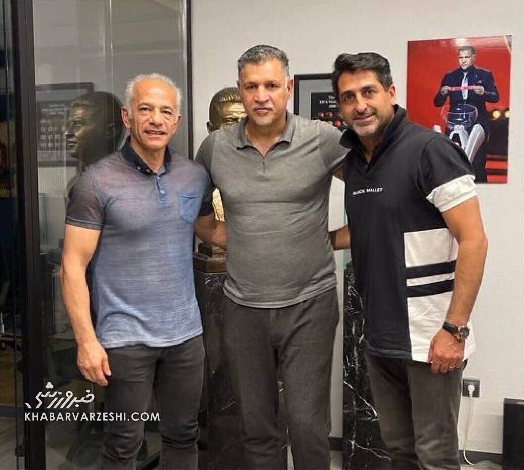 علی دایی محمد خاکپور و محمدرضا مهدوی