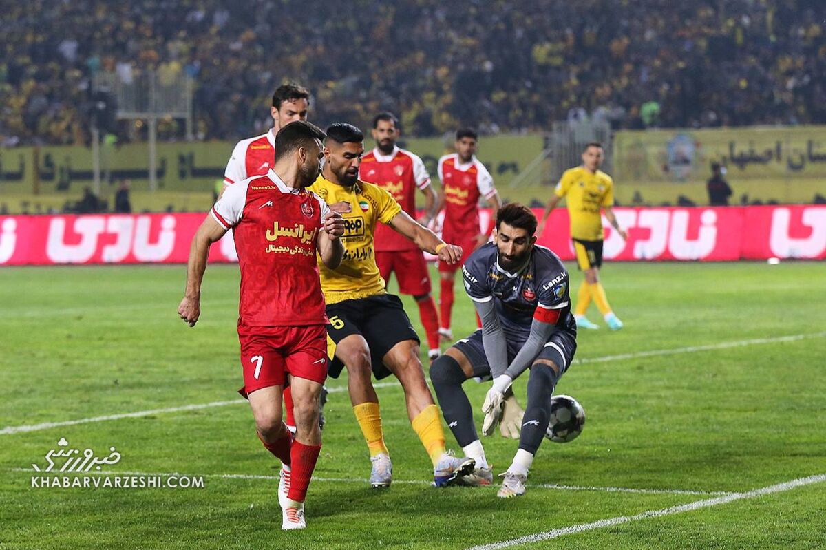 عکس| سکته ناقص سروش، بیرانوند و پرسپولیس!/ سوتی دوباره مقابل یک تیم اصفهانی دیگر