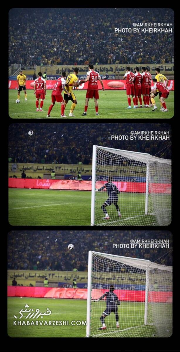 تصاویر| فریم به فریم با سوپرگل رضا اسدی/ شلیک بازیکن مغضوب گلمحمدی به قلب میلیونها پرسپولیسی