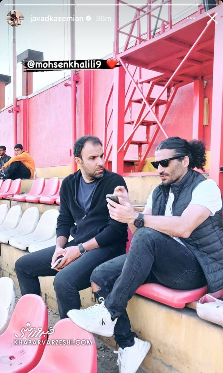 عکس| جنجالیترین پرسپولیسی هفته در کنار قاتل استقلال