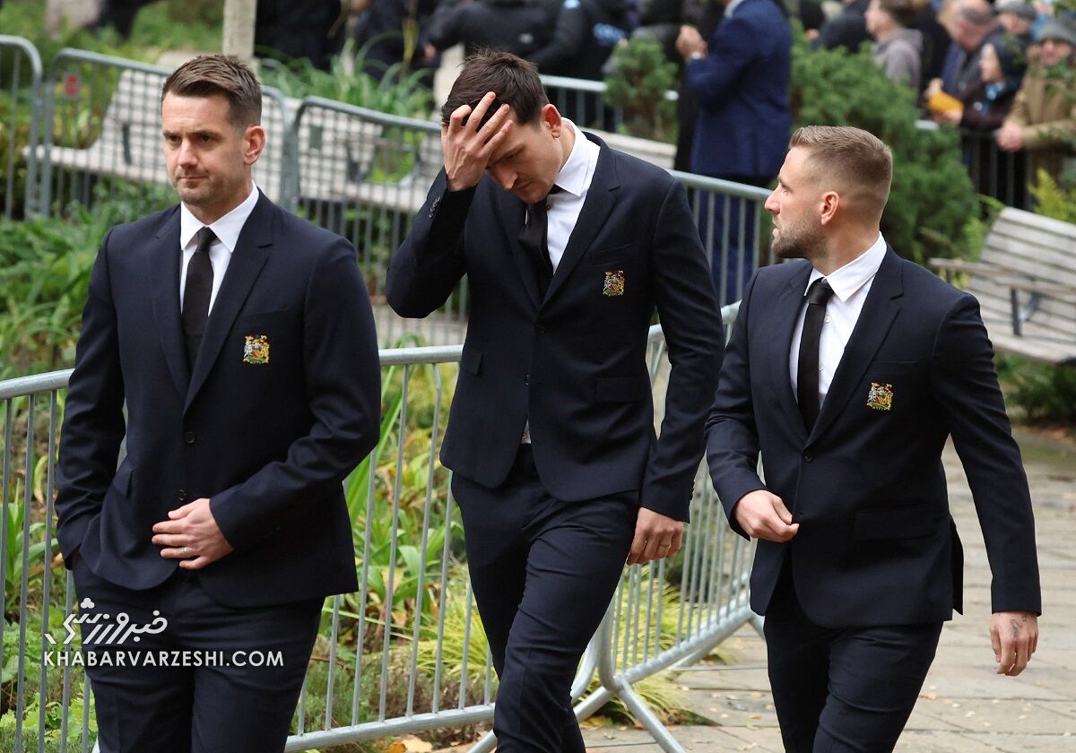 تصاویر| حضور چهرههای مشهور در مراسم خاکسپاری سربابی چارلتون/ نمایندههای رقبا هم آمدند