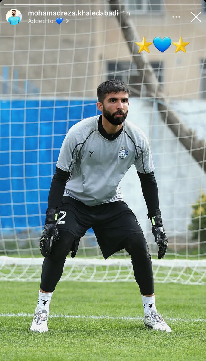 عکس| واکنش معنادار ملیپوش استقلال به شایعه جدایی