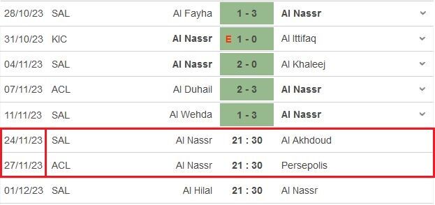 عکس| برنامۀ عجیب النصر برای رویارویی با پرسپولیس