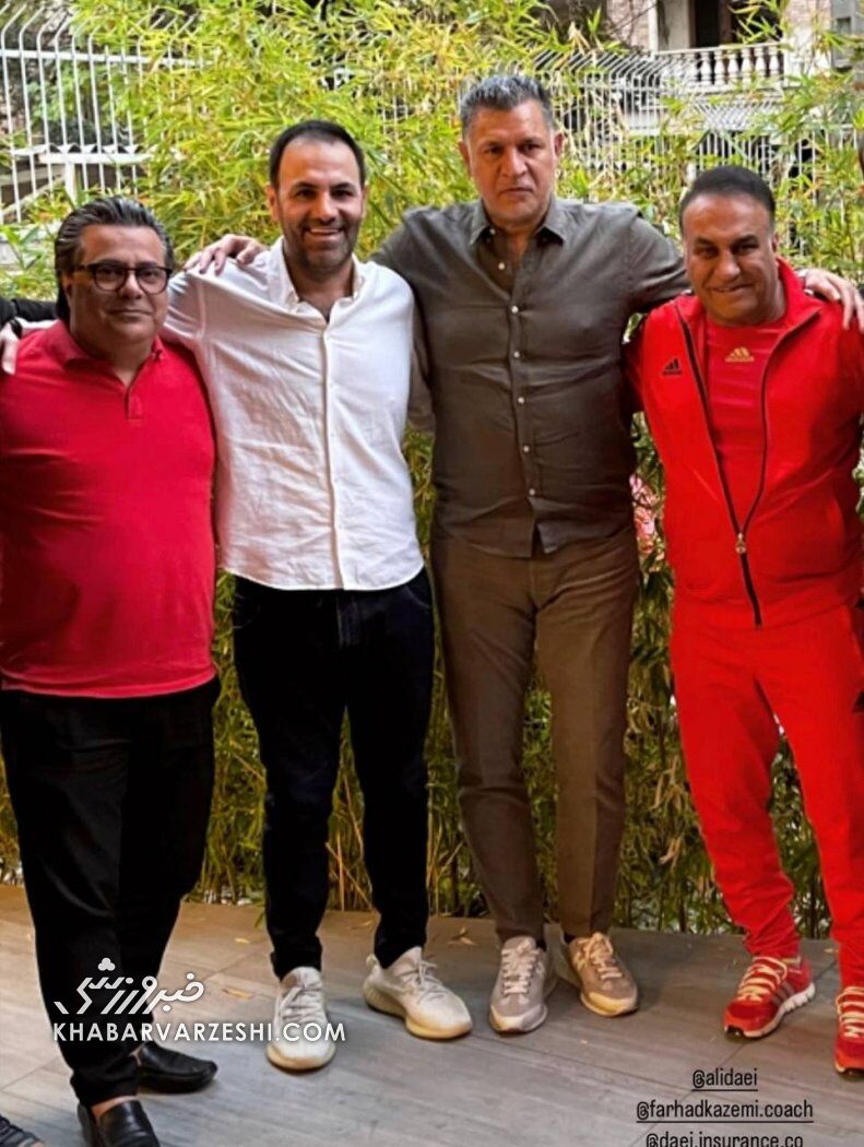 عکس| لاغری چشمگیر علی دایی در روزهای دوری از فوتبال!