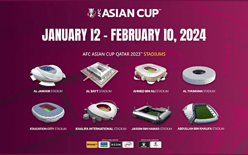 برنامه دقیق بازی‌های ایران در جام ملت های آسیا قطر 