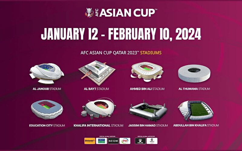 برنامه دقیق بازیهای ایران در جام ملت های آسیا قطر