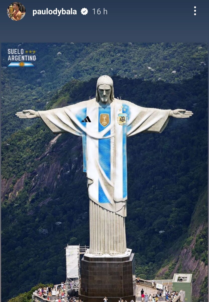 عکس| خلاقیت دیبالا برای تحقیر دشمن دیرینه/ استوری ستاره آرژانتینی سوژه شد!