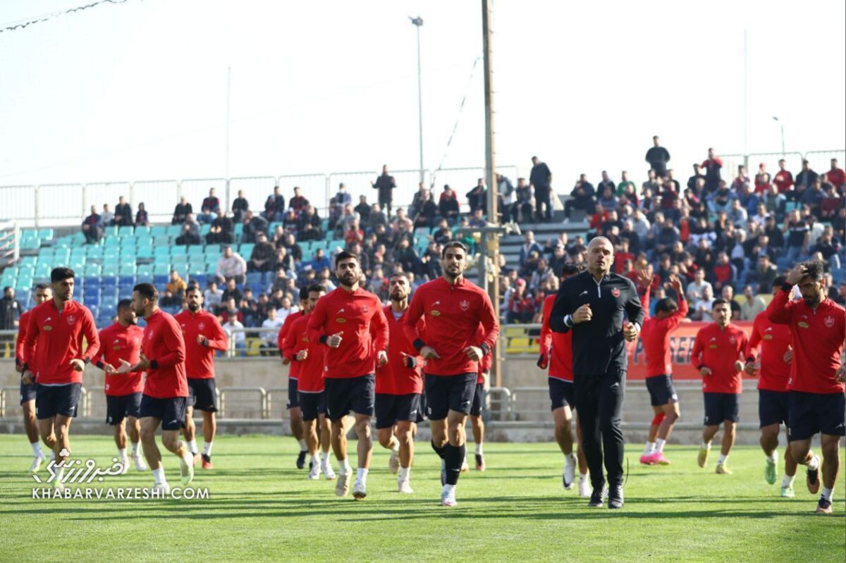 رفتار متفاوت گل‌محمدی در تمرین پرسپولیس/ سرخپوشان برای النصر آماده شدند