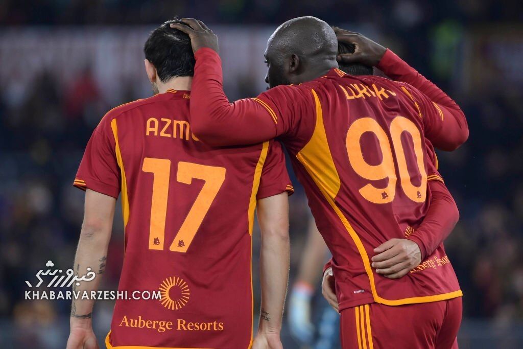 عکس| سردار آزمون در آغوش لوکاکو و دیبالا/ خوشحالی صمیمی مهاجم ایرانی با ستارههای رم