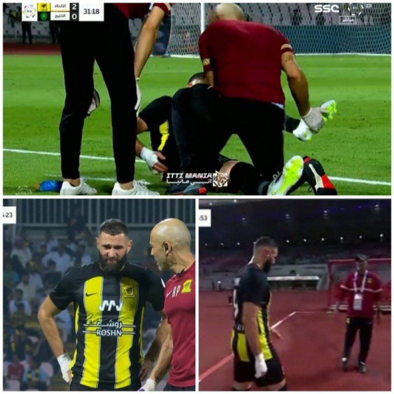 عکس| بدشانی کریم بنزما پیش از دیدار با سپاهان