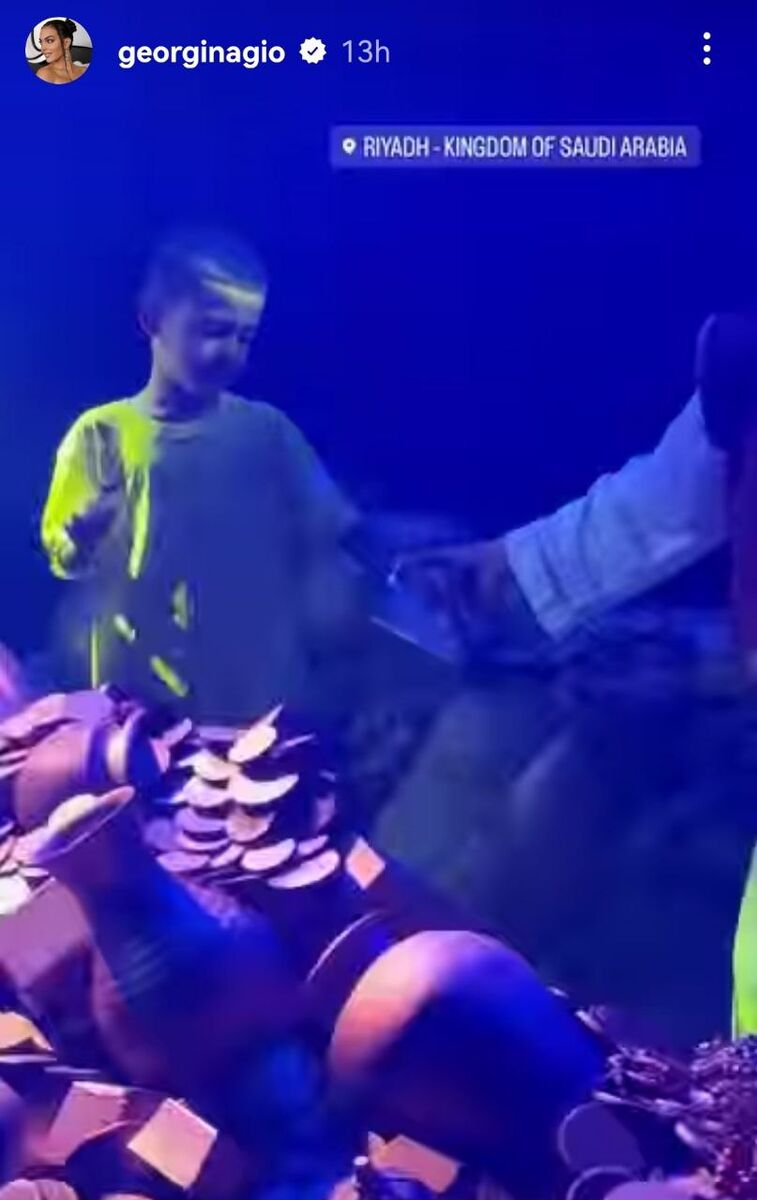 عکس| جورجینا پسر رونالدو را بازیگر کرد/ این پسر راه پدرش را ادامه نمیدهد!