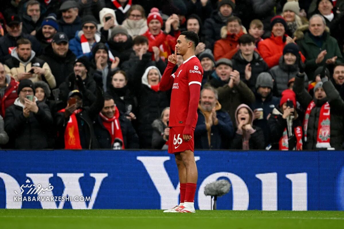 ویدیو| این گل بینظیر را از دست ندهید/ گلزنی آرنولد در دیدار لیورپول - فولام ویدیو| این گل بینظیر را از دست ندهید/ گلزنی آرنولد در دیدار لیورپول - فولام