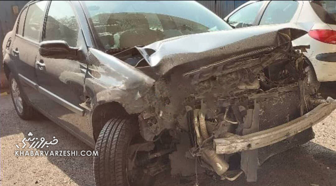 تصویر تلخ از یک تصادف هولناک؛ خودرو مشاور فنی قلعه نویی نابود شد