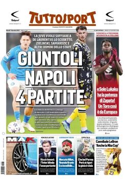 روزنامه توتو| جیونتولی، ناپولی در ۴ بازی