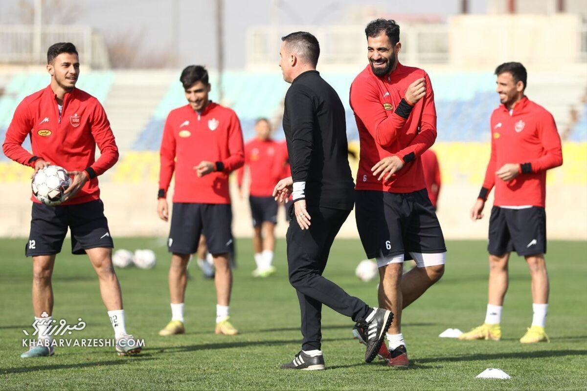 عکس| بازگشت روحیه به پرسپولیسیها پس از حذف از آسیا