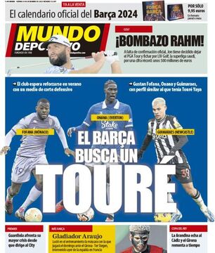 روزنامه موندو| بارسلونا به دنبال یک توره است
