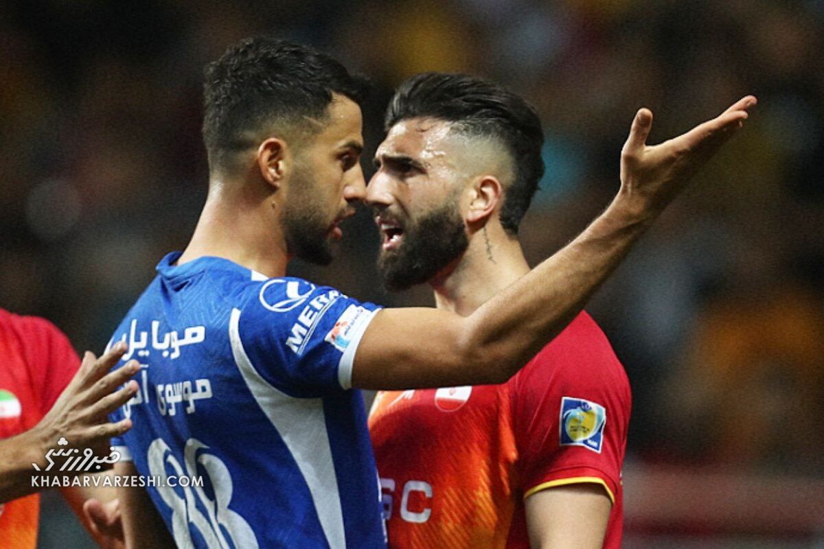 عکس| درگیری شدید یک پرسپولیسی با آرش رضاوند!