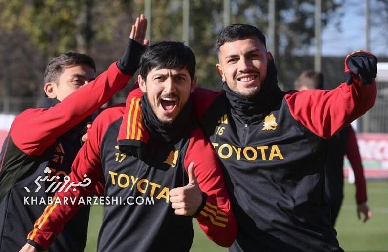 عکس| شوخی عجیب دیبالا با سردار/ صمیمیت زیاد ستاره آرژانتینی با آزمون