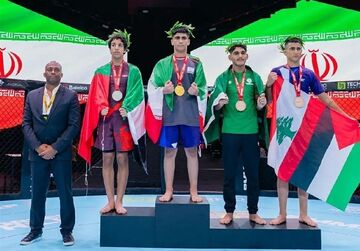 رزمی‌کار ایرانی در ۴ دقیقه طلا گرفت!/ اولین مدال MMA تیم ملی در مسابقات قهرمانی آسیا
