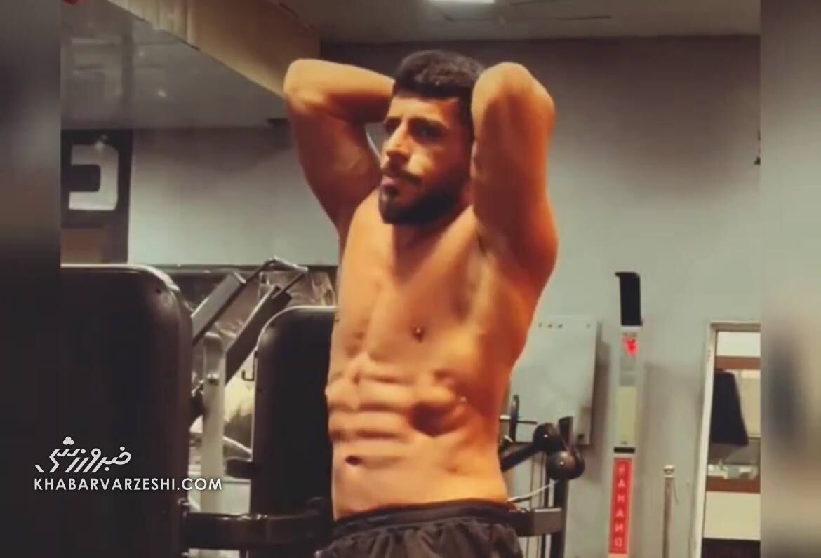 عکس| سیکسپک یک روحانی که فیتنس کار میکند/ فیگور حاجآقا در باشگاه بدنسازی!