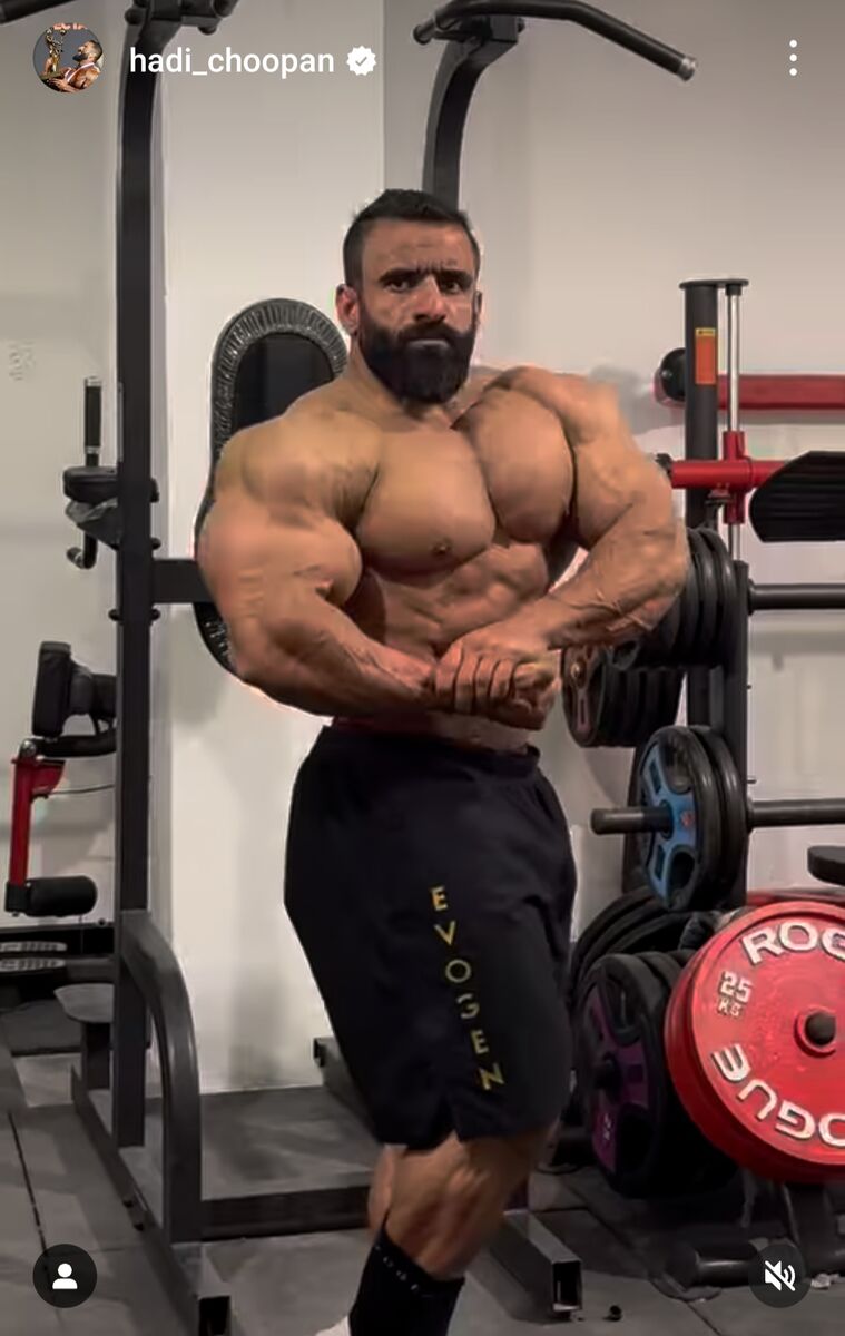 تصاویر| لجبازی هادی چوپان پس از مسترالمپیا/ گرگ ایرانی ویدیو گذاشت؛ واکنش حامد کمیلی و میلاد کیمرام