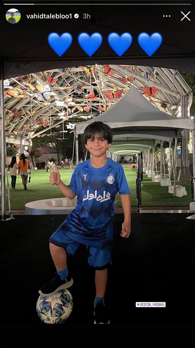 عکس| کریخوانی کاپیتان اسبق استقلال از آمریکا برای پرسپولیس