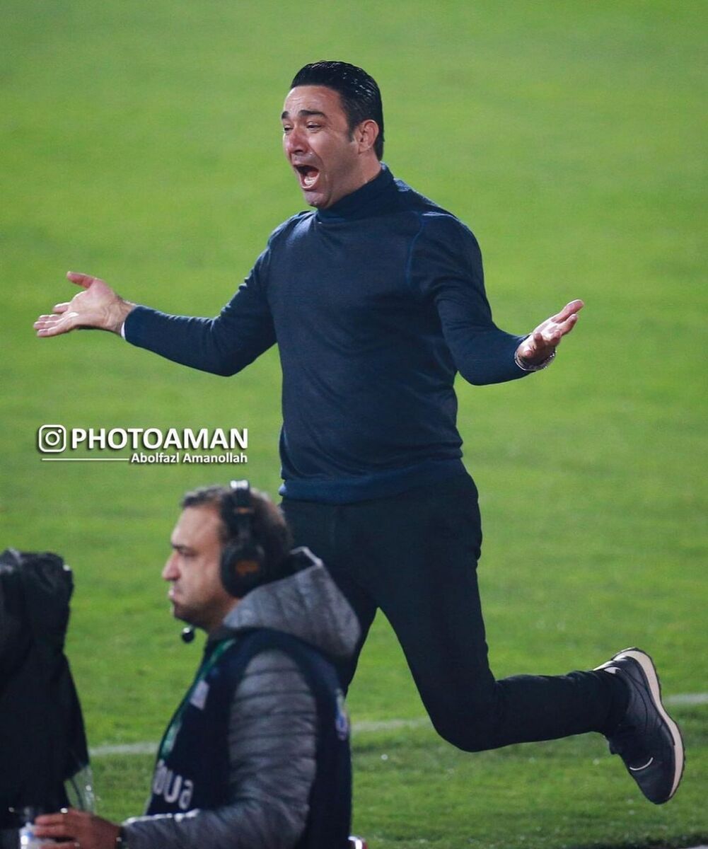 تصاویر| فریم به فریم با شادی گل جنجالی نکونام در دربی