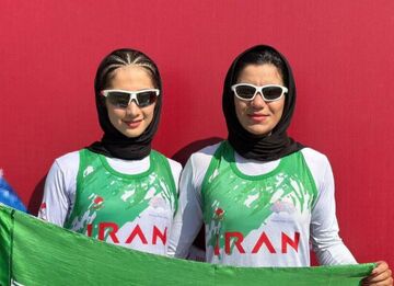این دو دختر بر بام آسیا ایستادند/ طلای ایران در رویینگ قهرمانی آسیا
