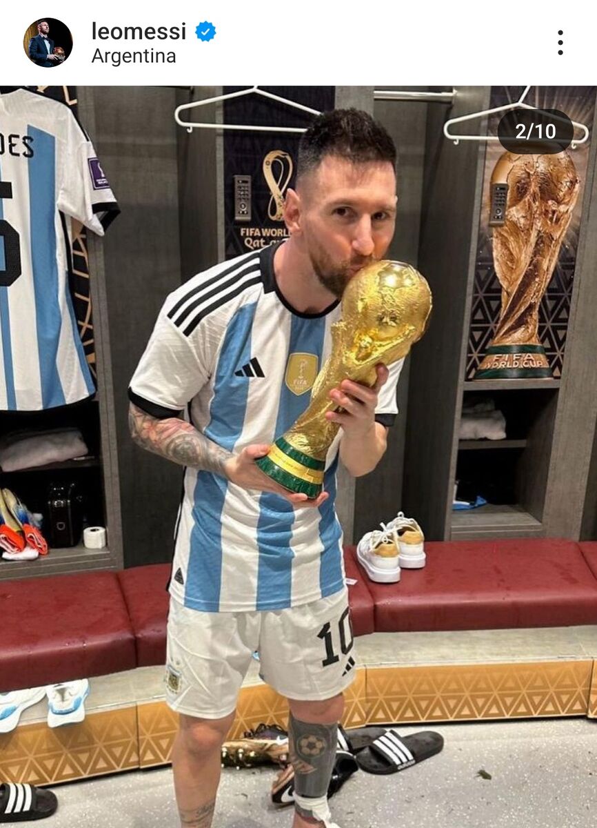 آلبوم عکس لیونل مسی به مناسبت سالگرد قهرمانی آرژانتین؛ یک سال از زیباترین جنون زندگی من گذشت!