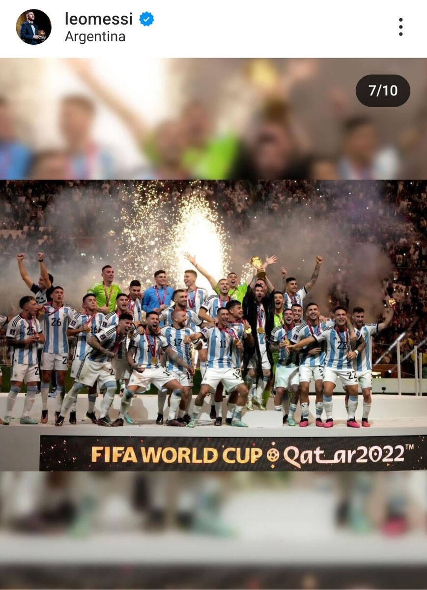 آلبوم عکس لیونل مسی به مناسبت سالگرد قهرمانی آرژانتین؛ یک سال از زیباترین جنون زندگی من گذشت!
