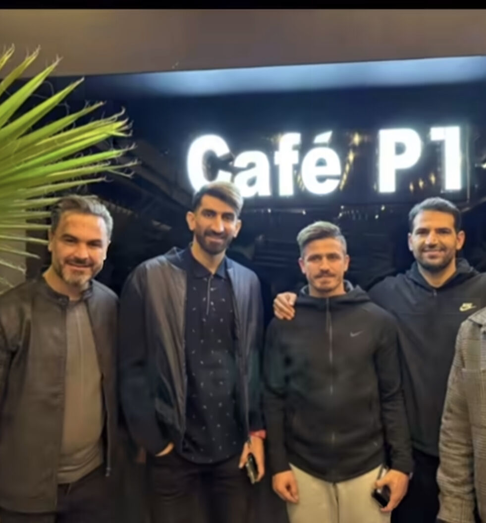 عکس| حضور وریا غفوری در کافه علیرضا بیرانوند