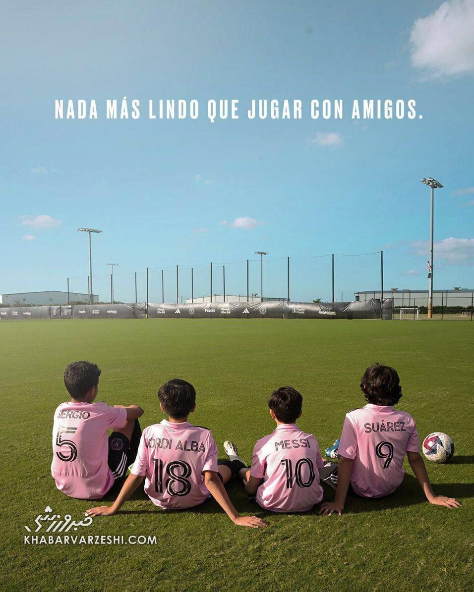 عکس| نصف بارسلونای رویایی در آمریکا!/ سوارس هم جمع مسی و رفقا اضافه شد