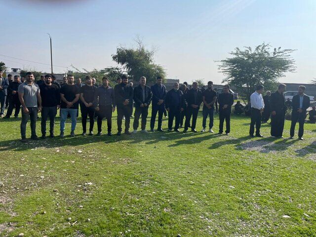 عکس| تشییع پیکر کشتی گیر ملی پوش و پدرش با حضور چهرههای مطرح