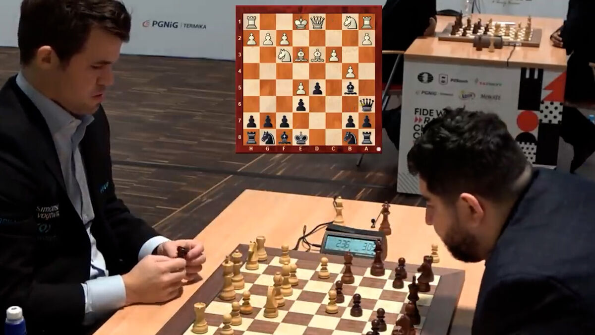 پرهام مقصودلو, تیم ملی شطرنج - ترفند پرهام مقصودلو برای توقف کارلسن افسانه‌ای جواب نداد!