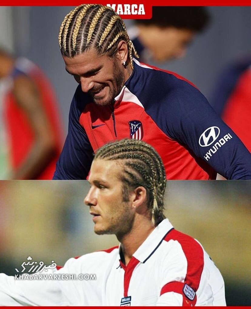 عکس| بادیگارد لیونل مسی، دیوید بکام شد!