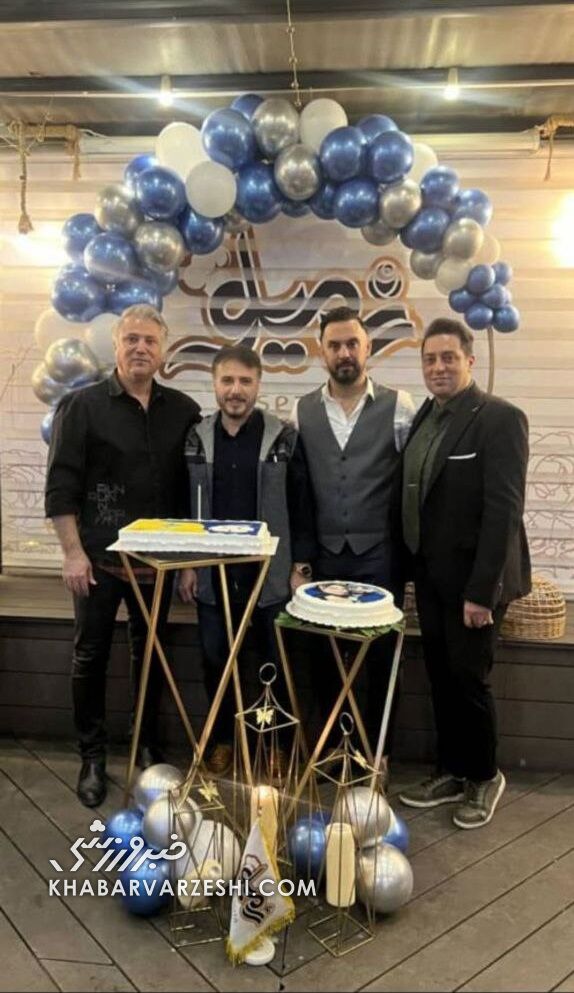 عکس| بازیگر «زخمکاری» در جشن تولد اسطوره استقلال