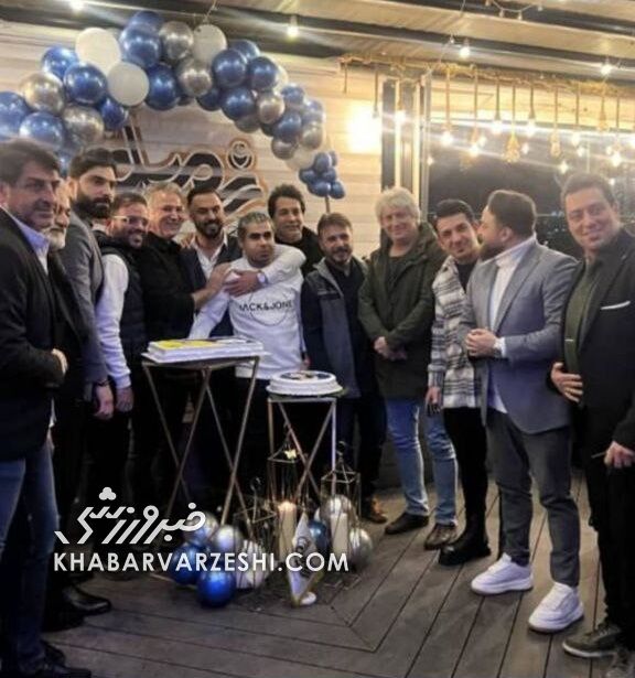 عکس| بازیگر «زخمکاری» در جشن تولد اسطوره استقلال