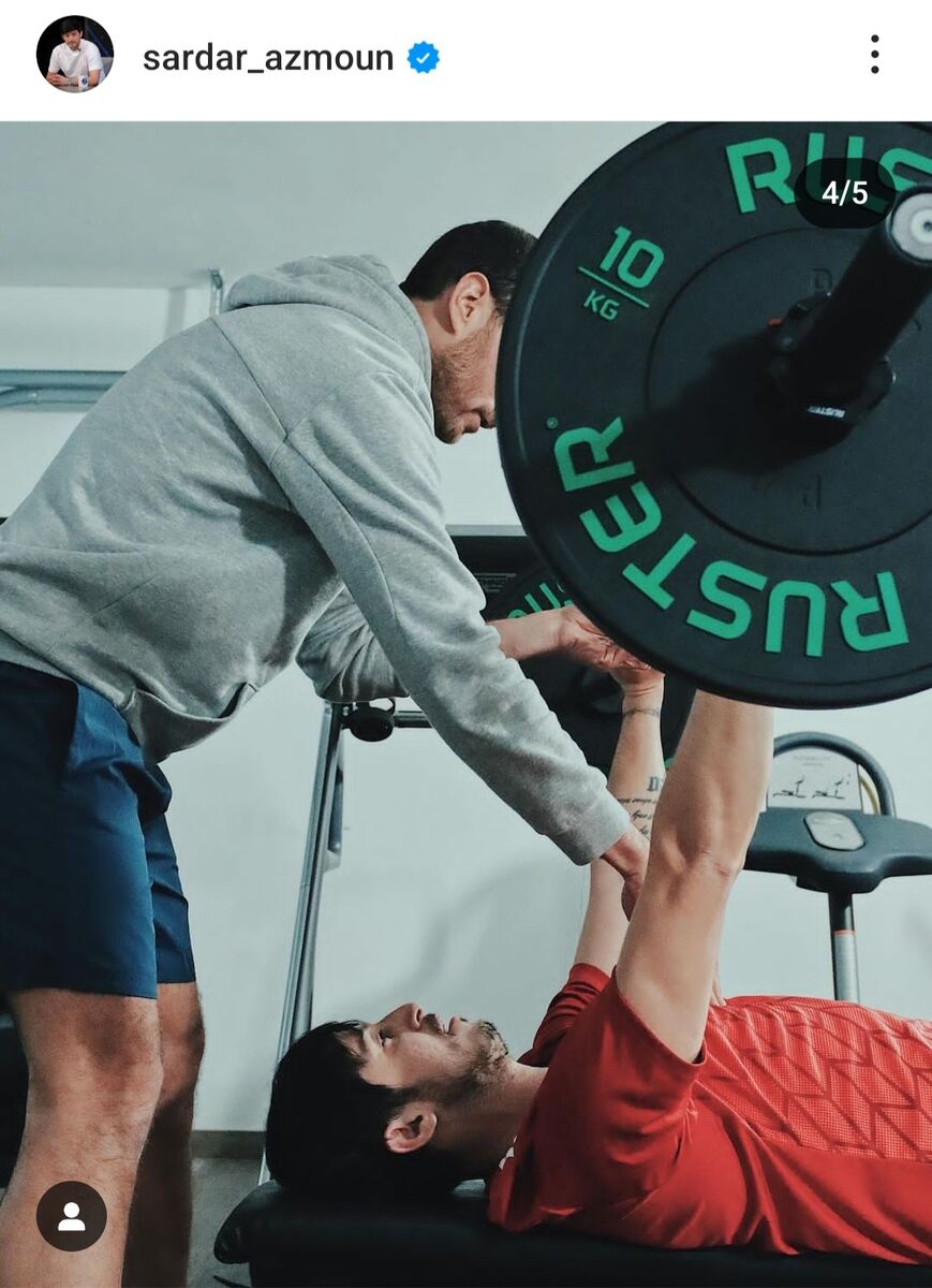 تصاویر| سردار آزمون به یوونتوس نزدیک شد/ مهاجم ایرانی ستاره آرژانتینی را تحت تاثیر قرار داد