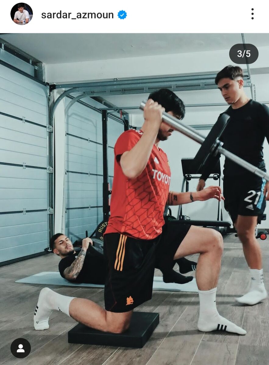 تصاویر| سردار آزمون به یوونتوس نزدیک شد/ مهاجم ایرانی ستاره آرژانتینی را تحت تاثیر قرار داد