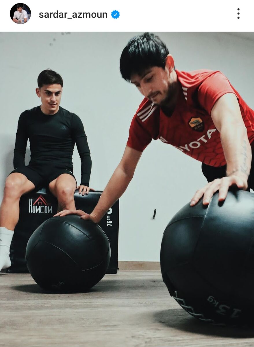 تصاویر| سردار آزمون به یوونتوس نزدیک شد/ مهاجم ایرانی ستاره آرژانتینی را تحت تاثیر قرار داد