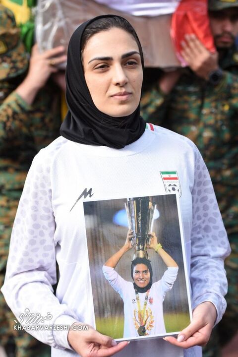 خداحافظی با ملیکا محمدی در ورزشگاه آزادی