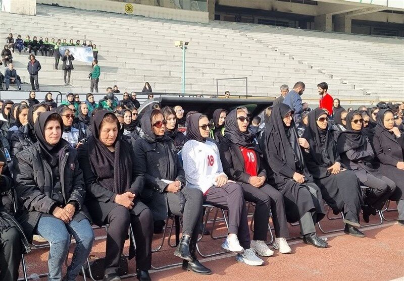 عکس| ملیکا بالاخره به ورزشگاه آزادی رسید